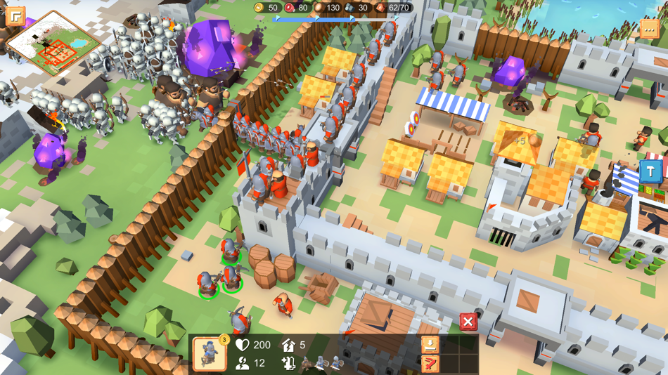 #6. RTS Siege Up! (iOS) 由: Denis Zdorovtsov