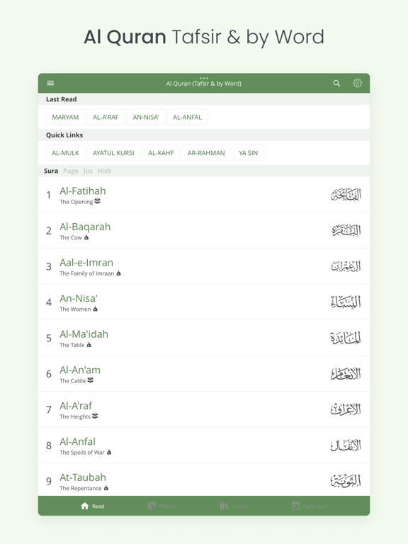 Screenshot #4 pour Al Quran (Tafsir & by Word)