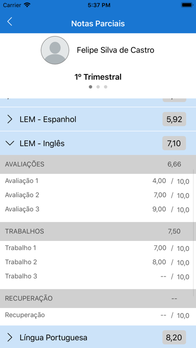 Colegio Sao Lucas Screenshot