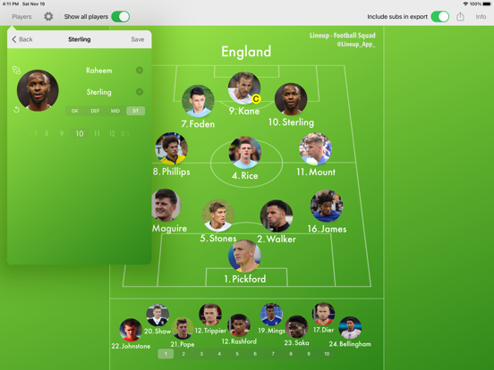 Lineup - Football Squadのおすすめ画像3