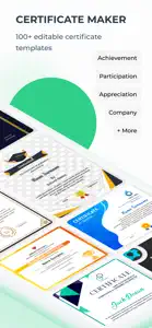 e-Certificate Maker screenshot #2 for iPhone