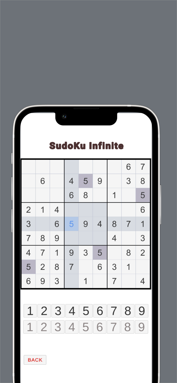Sudoku Infinite Challenge