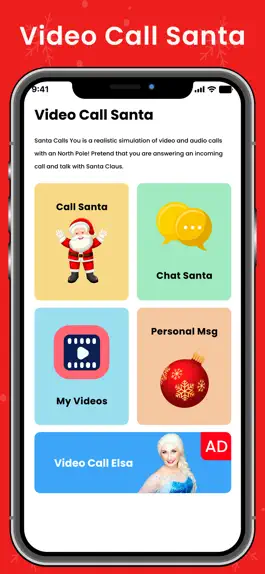 Game screenshot Video Call to Santa Claus apk