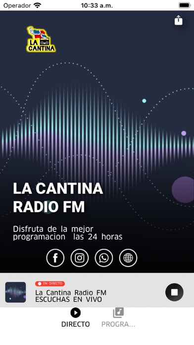 La Cantina Radio FM Screenshot