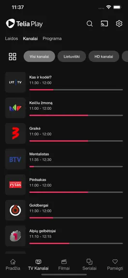 Game screenshot Telia Play LT apk