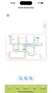 busan subway map iphone screenshot 2