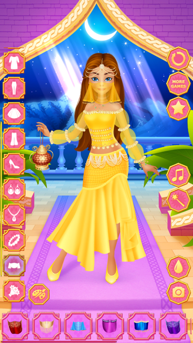Arabian Princess Dress Up Game Screenshot