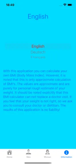 Game screenshot BMI App Calculator hack