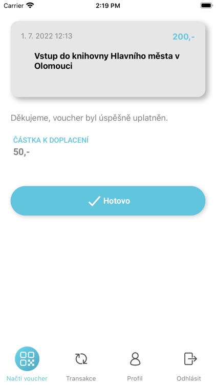 Aktivní město – voucher reader screenshot-4