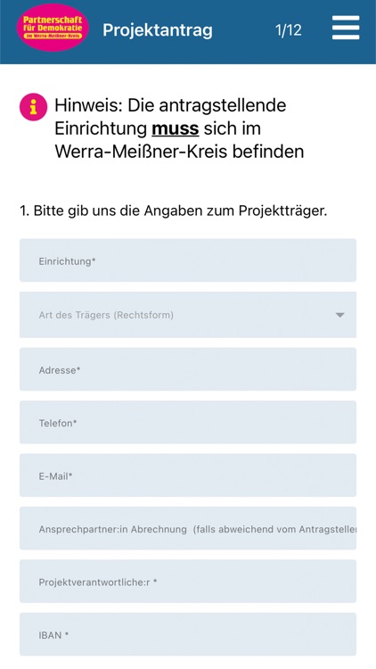 PfD-App