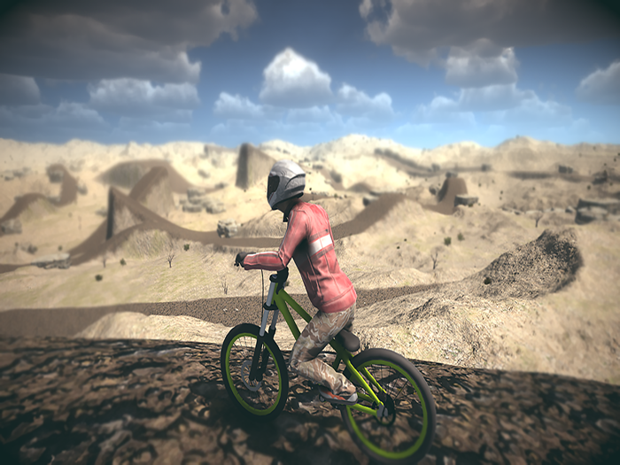 Offroad BMX Cycle Bike Stunts