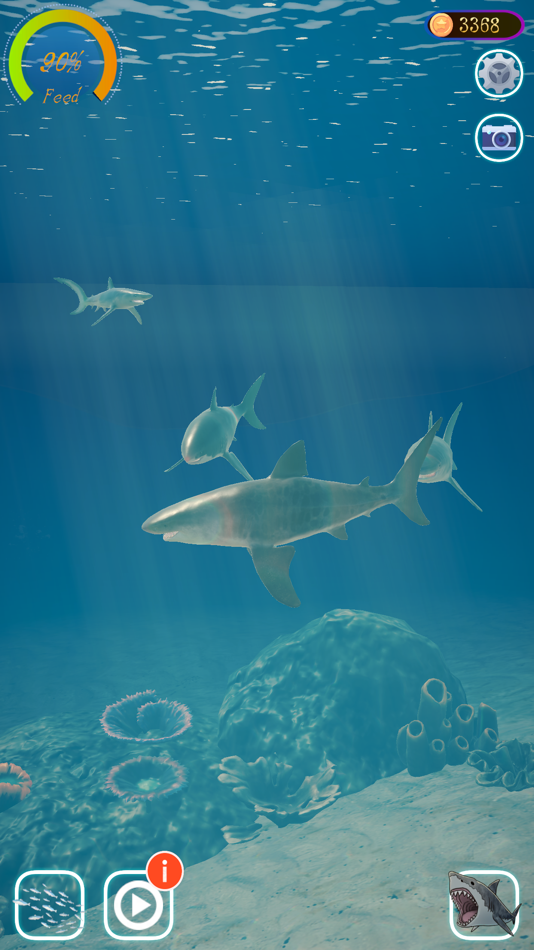 #1. Shark Ocean (iOS) Podle: Shinichiro Ihara