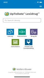 uptodate lexidrug iphone screenshot 1