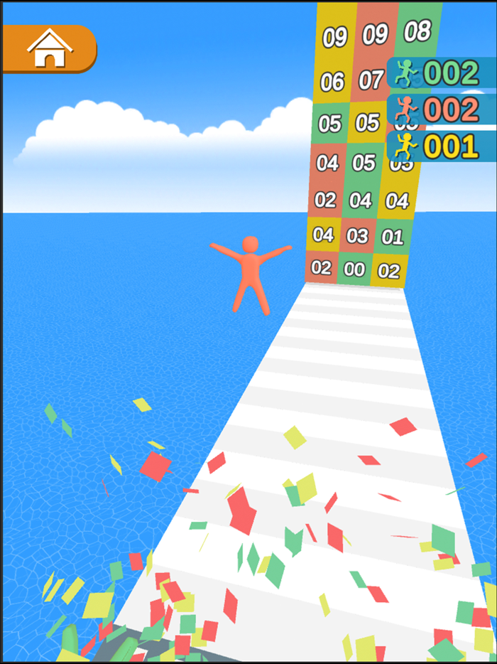 Colorful Runners Tower