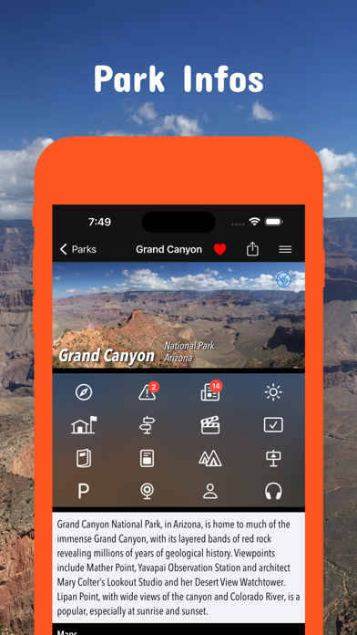 National Parks Pocket Maps Screenshot