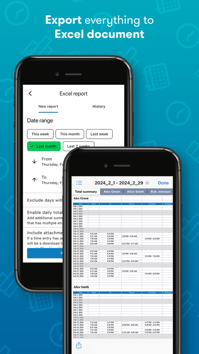 Timesheet: Work Hours Tracker Screenshot