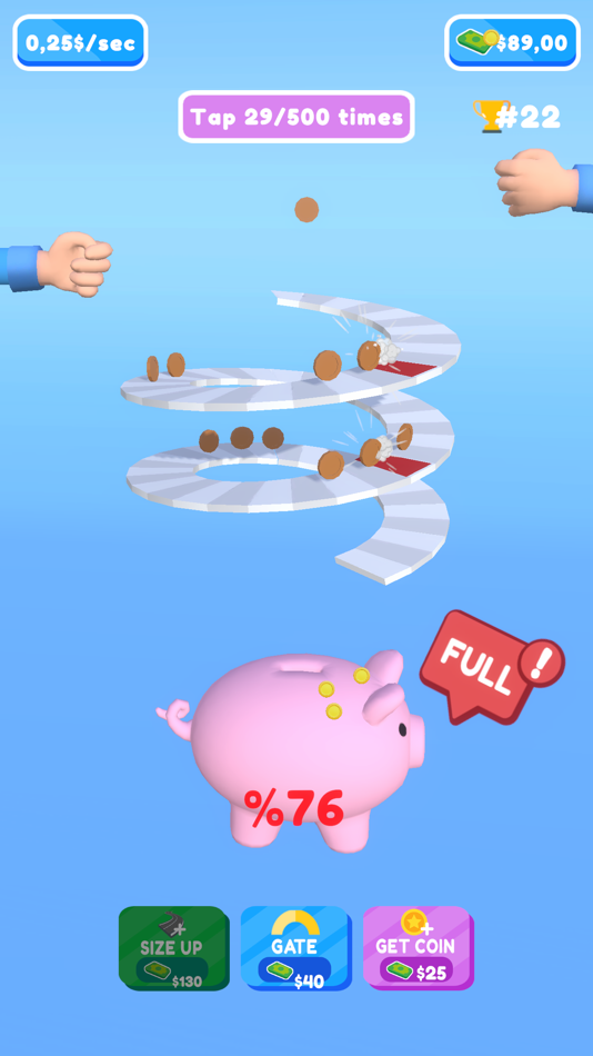 #1. Piggy Bank Click (iOS) 由: Makemakex