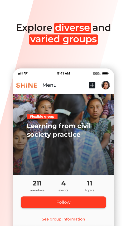 #2. SHINE hub (iOS) By: Open Social N.V.