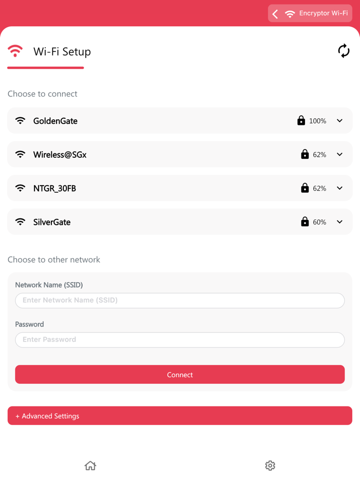 Encryptor Wi-Fi Manager