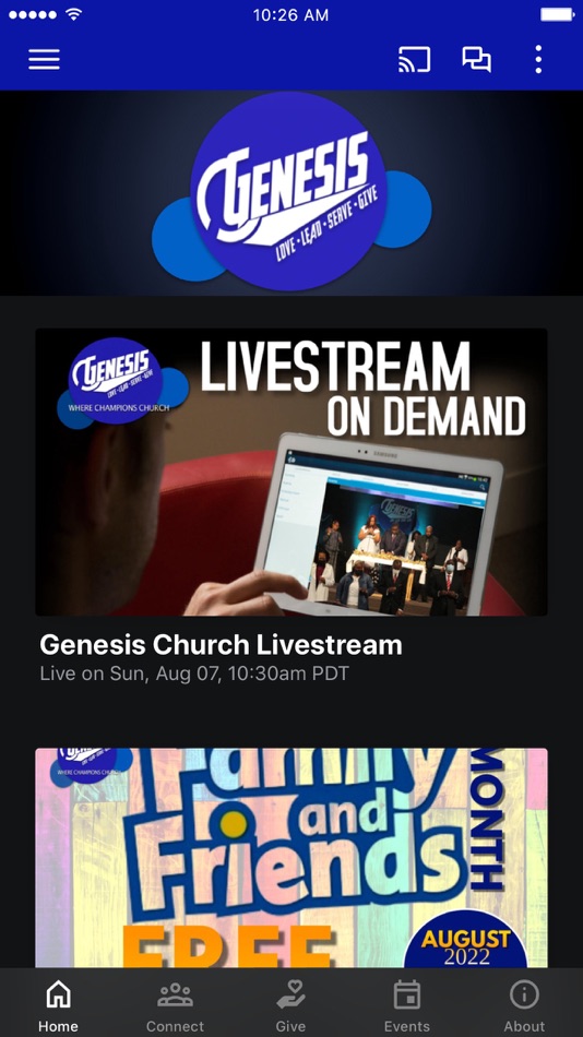 #1. SacGenesis (iOS) 由: GENESIS MISSONARY BAPTST CHURCH INC