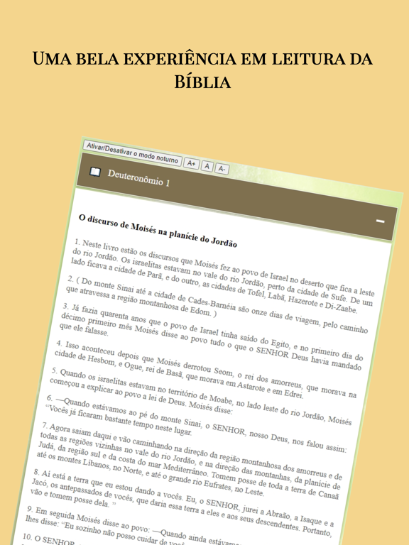 Bíblia Sagrada NTLH iPad screenshot 2 - Reference app