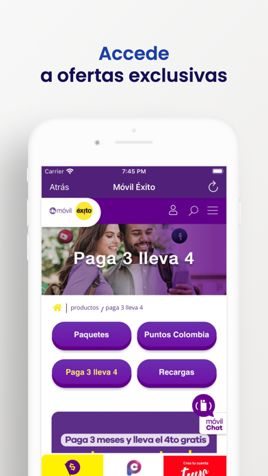 Móvil Éxito Screenshot