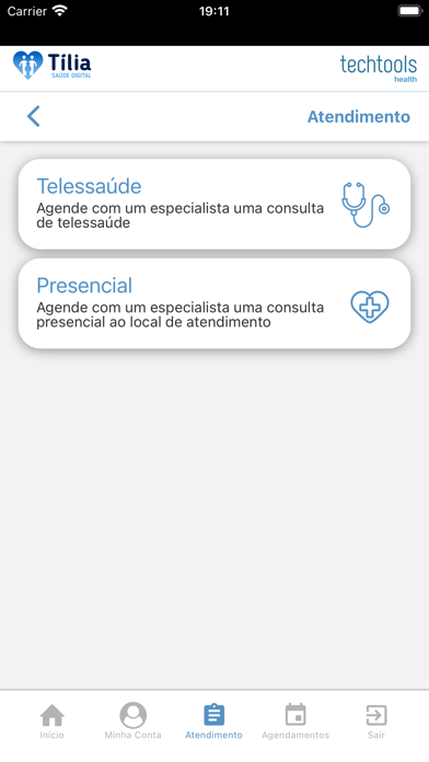 Tília Saúde Digital Screenshot