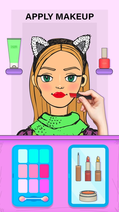 Screenshot #1 pour Dress up Paper Doll jeu de DIY