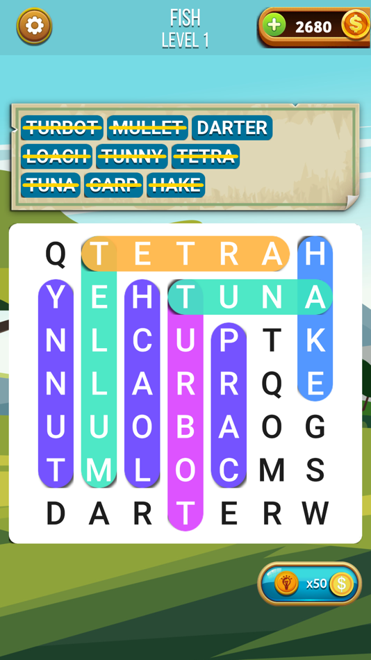 #6. Word Search: Hidden Words Game (iOS) By: Md Abu Khalid