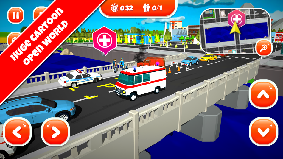 #4. Emergency City Ambulance (iOS) Podle: Xander Khudanich