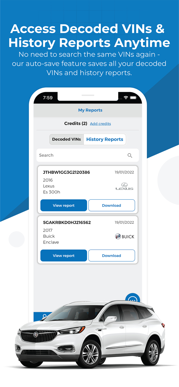 VIN Decoder and Vehicle History