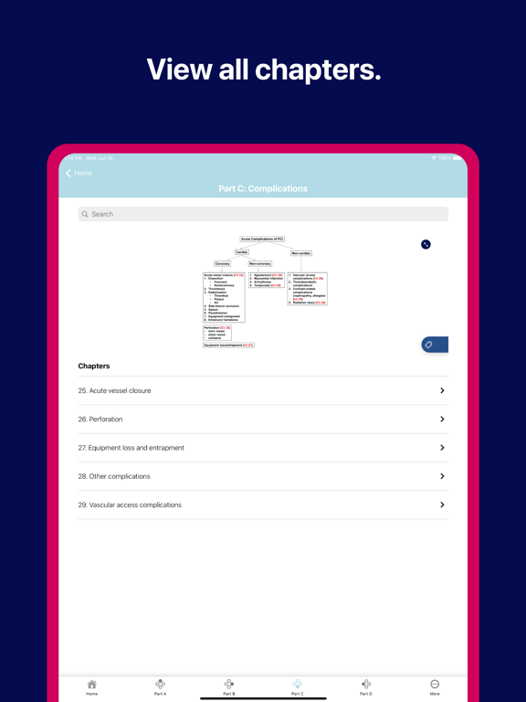 PCI App iPad screenshot 2 - Medical app