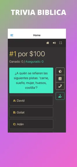 Game screenshot Trivia Biblica: Biblionario apk
