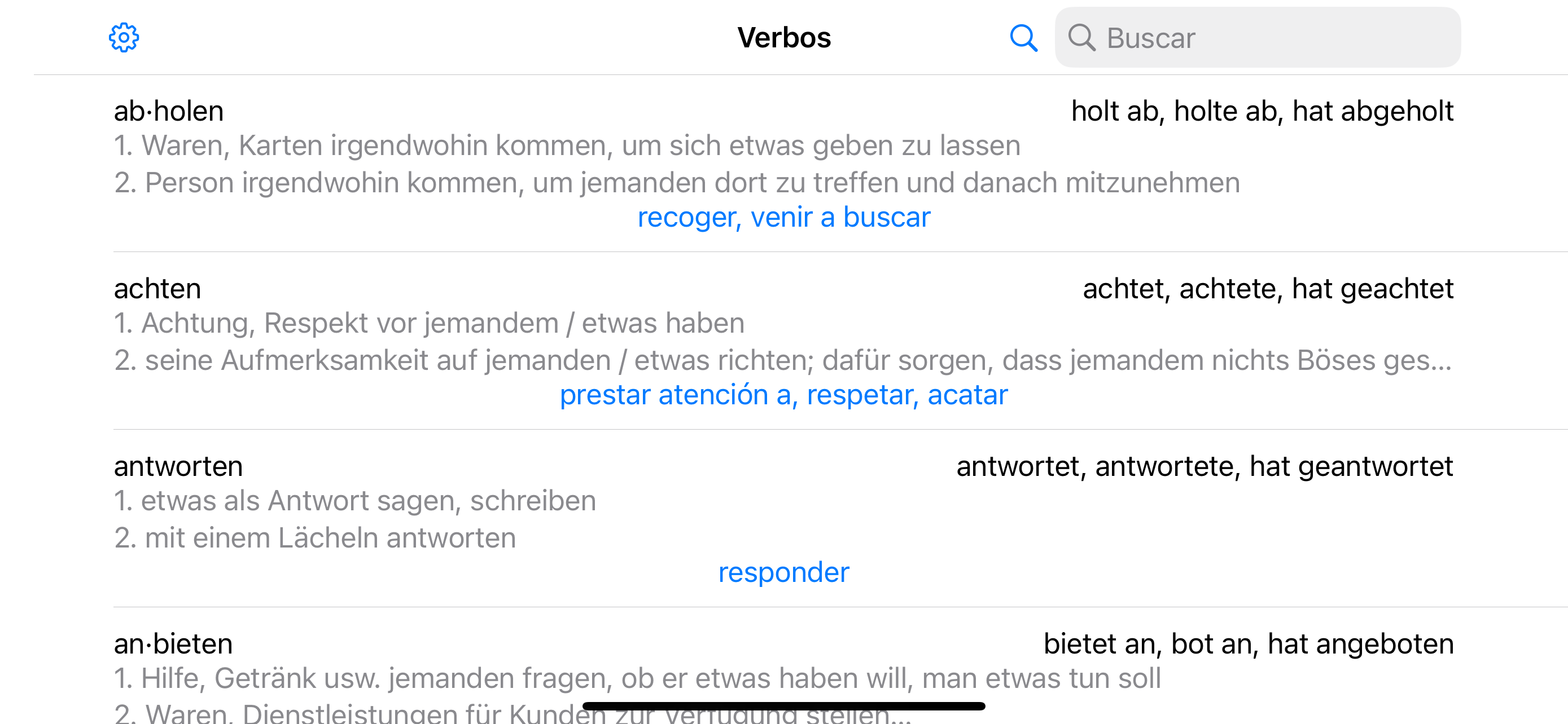 Deutsche Verben
