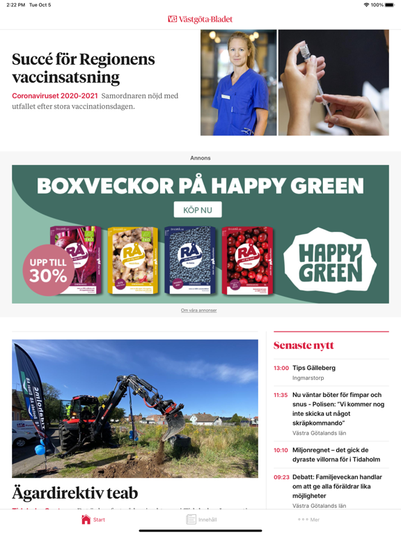 Screenshot #4 pour Västgöta-Bladet Nyhetsapp