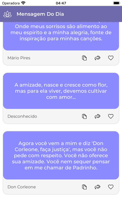 Mensagem do Dia Screenshot