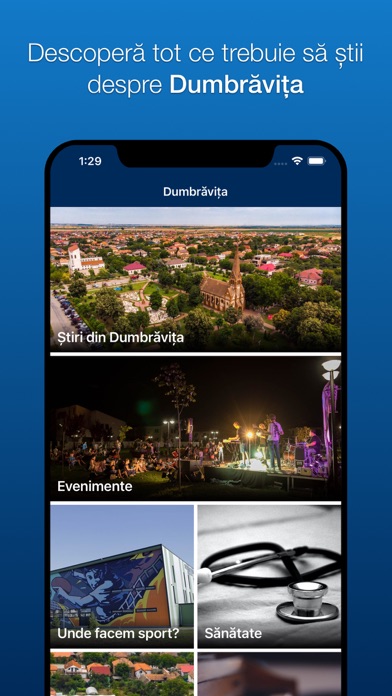 Dumbrăvița City App Screenshot