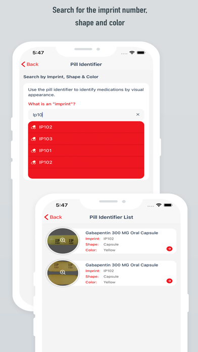 Drug Identifier & Drug Search Screenshot