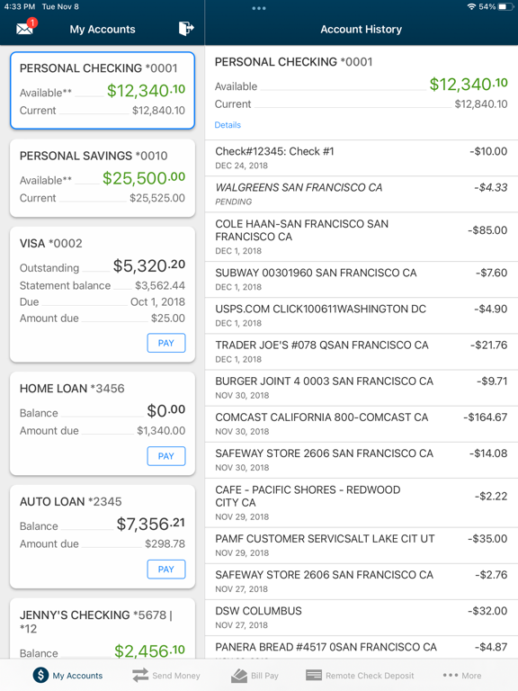 Screenshot #5 pour Envista Mobile Banking