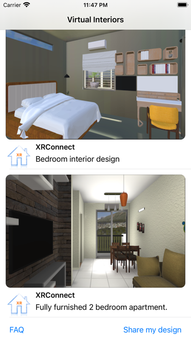 Virtual Interiors Screenshot