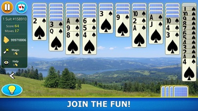 Spider Solitaire Mobile Screenshot