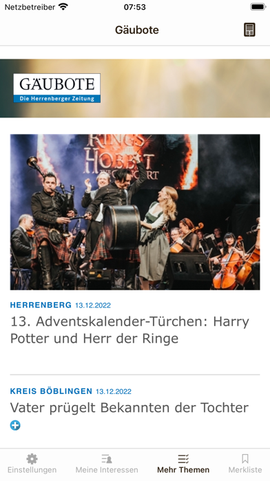 Gäubote Screenshot