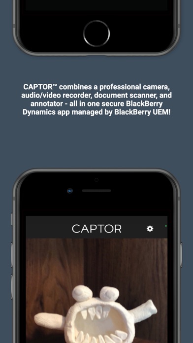 CAPTOR for BlackBerry Screenshot