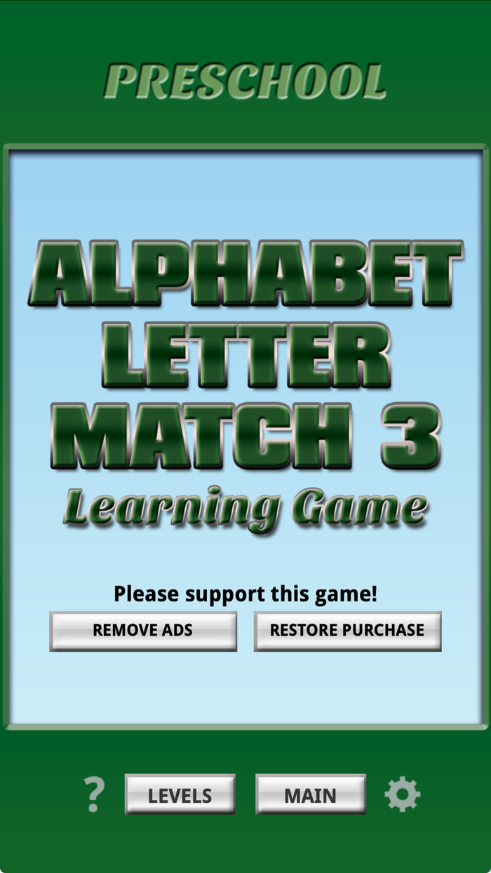 Alphabet Letter Match 3 Fun