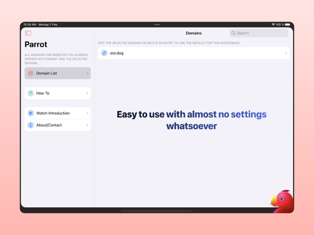 ‎Parrot - Quote Websites Screenshot