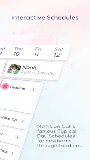 moms on call scheduler iphone screenshot 2