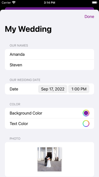 Ever After - Wedding Countdown Screenshot