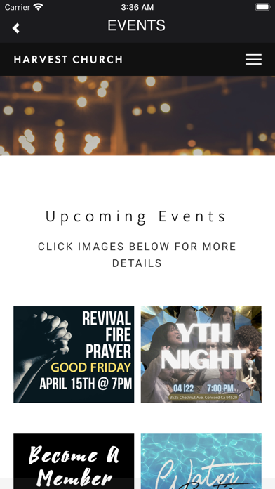 The Harvest Church App Screenshot