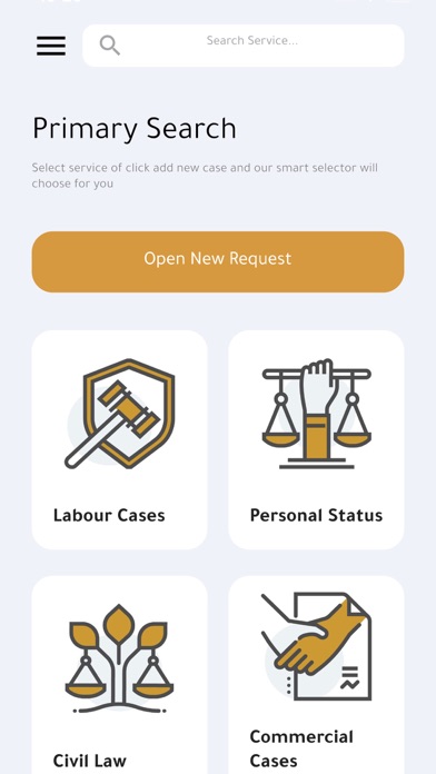 Law Finder App Screenshot