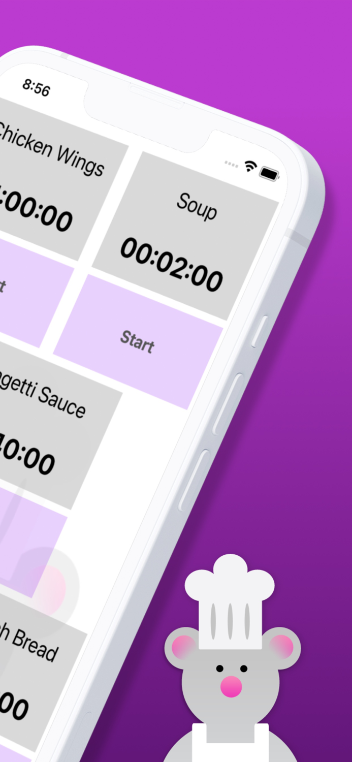 Sous Chef  Timers and Recipes